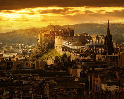 Edinburgh and castle