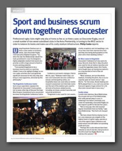 Kingsholm Conference Centre article, Conference News Magazine