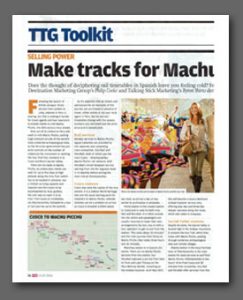  Machu Picchu article, Travel Trade Gazette