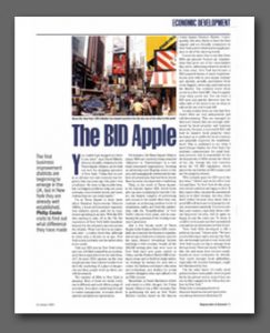 The BID Apple article, Regeneration and Renewal Magazine